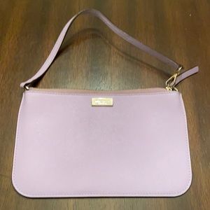 Sweet Kate Spade purselet in lavender saffiano